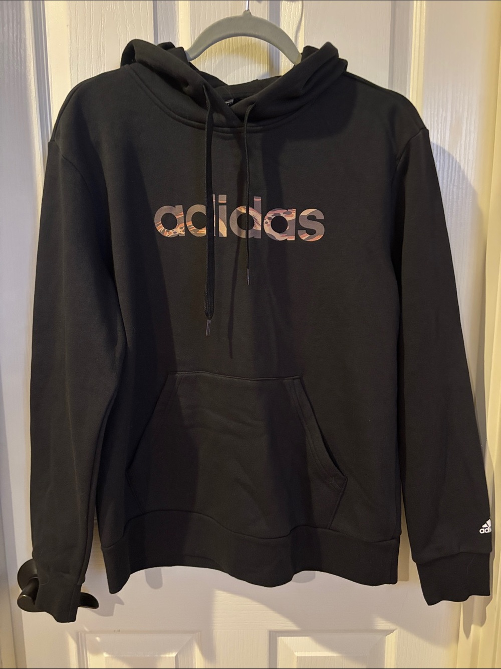 Adidas Black Fleece Lined Hoodie